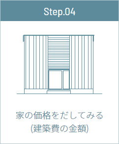 家の価格をだしてみる(建築費の金額)